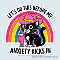 Let's Do This… Vinyl Sticker (Cat)
