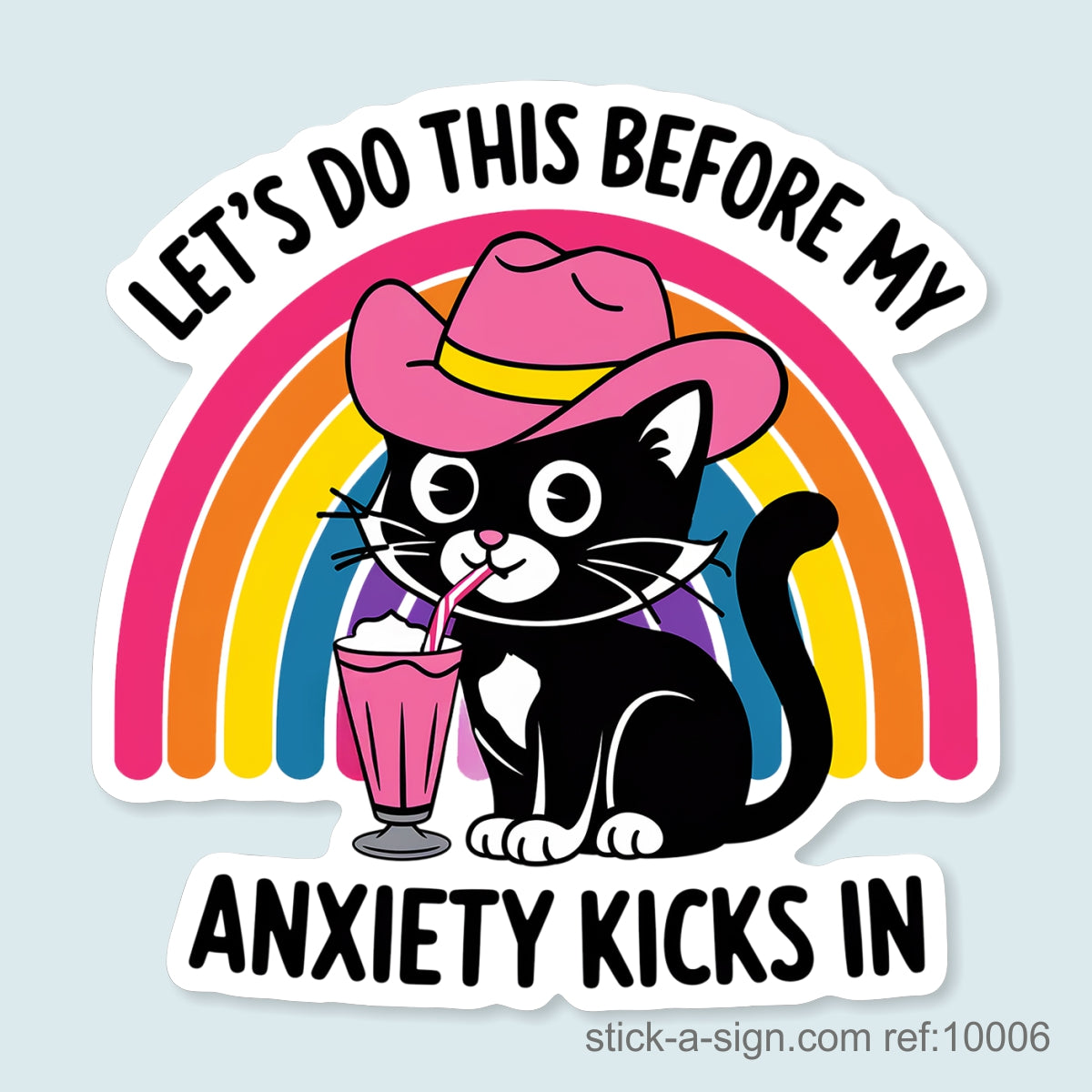 Let's Do This… Vinyl Sticker (Cat)