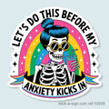 Let's Do This… Vinyl Sticker (Skeleton)