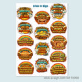 Sarcastic-themed Rainbow Sticker Collection - 14x7cm Stickers