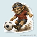 Football Troll Vinyl Sticker