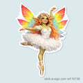 Ballerina Fairy Troll (White Tutu) Vinyl Sticker