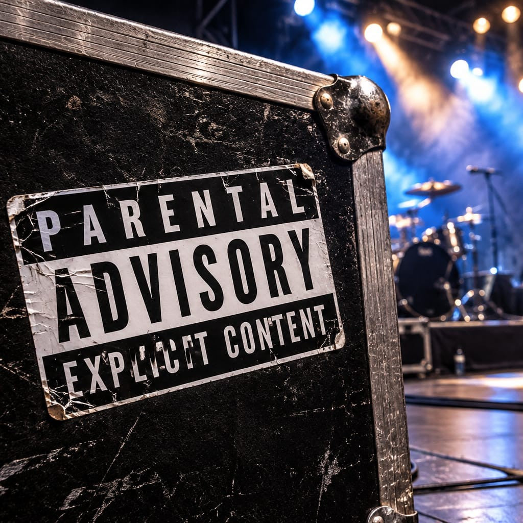 Parental Advisory Explicit Content Vinyl Sticker