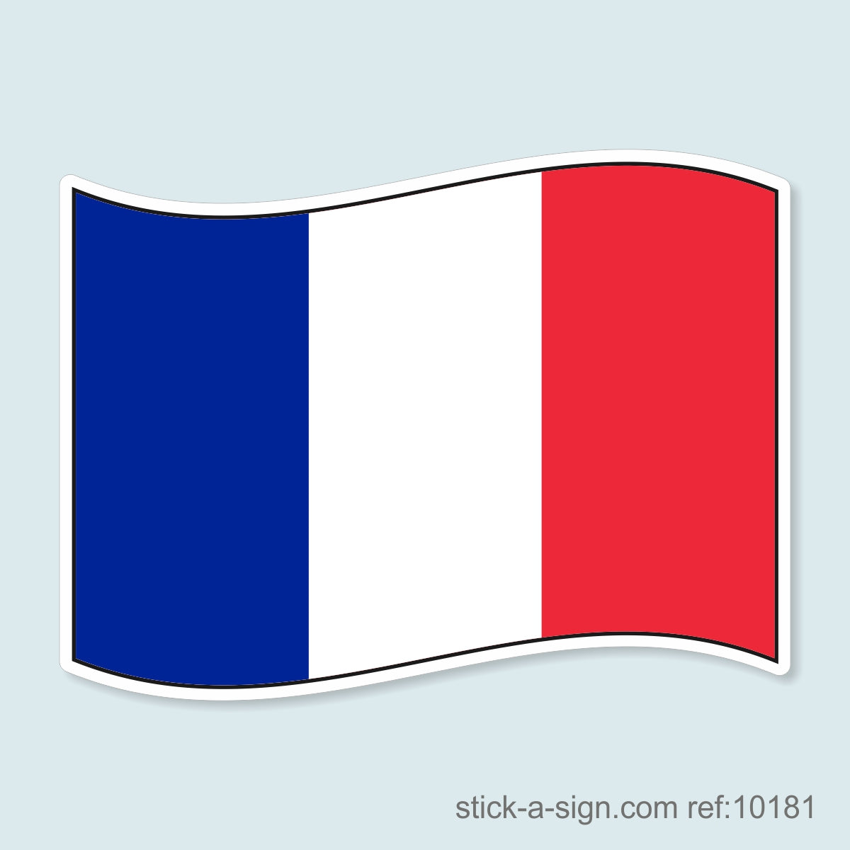 France Flag Vinyl Sticker