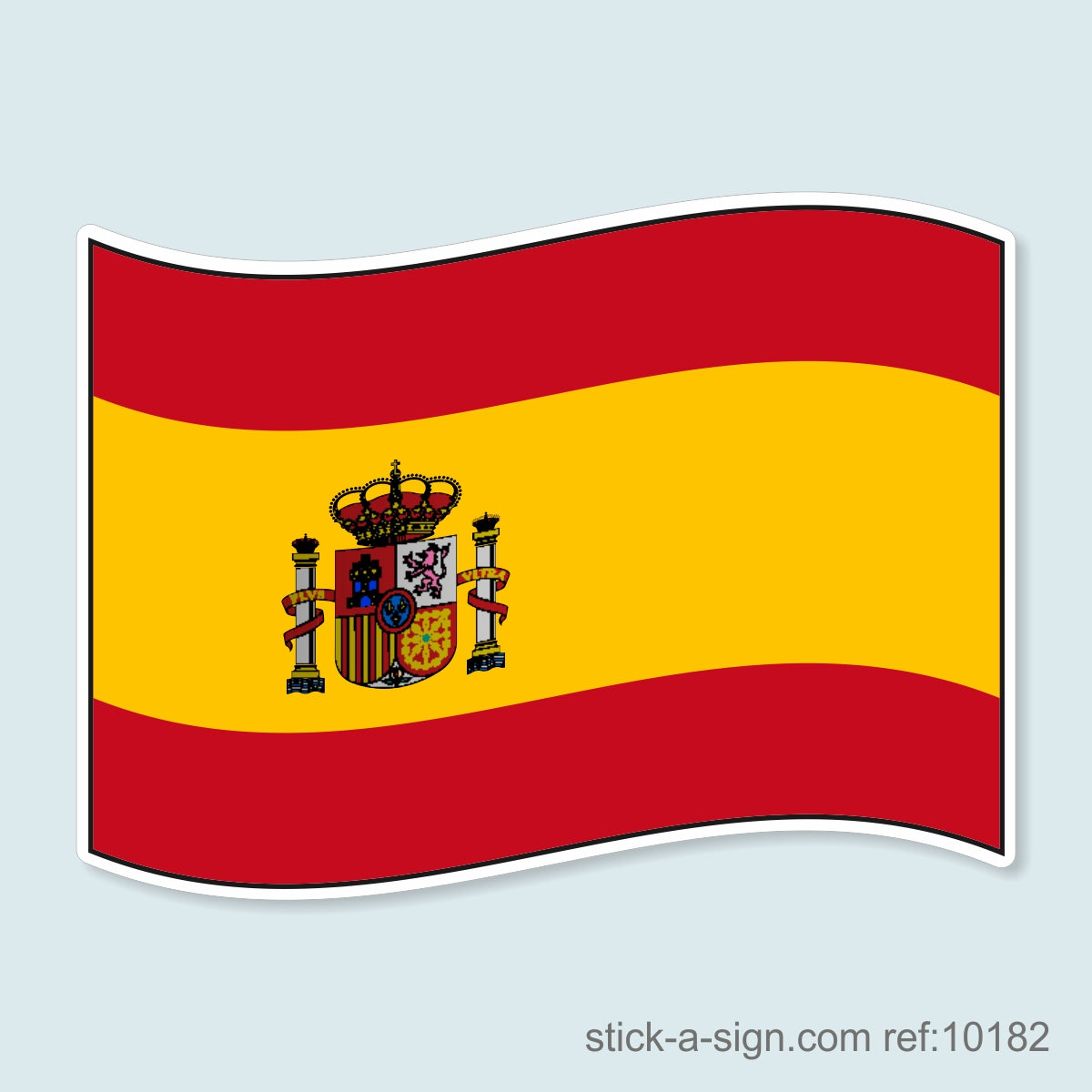 Spain Flag Vinyl Sticker