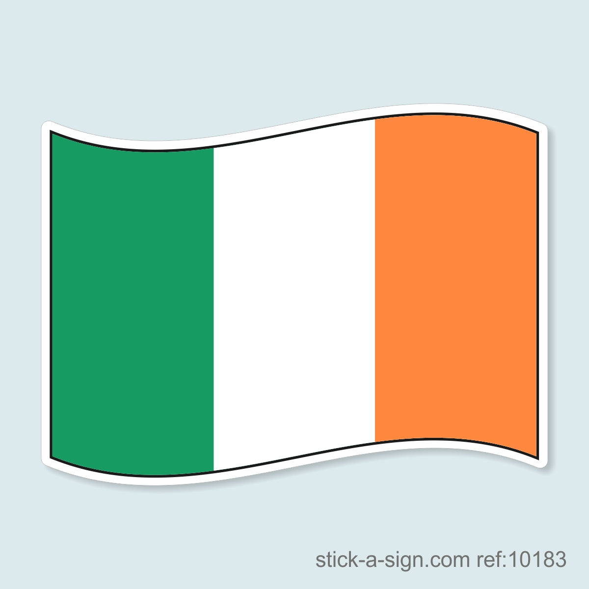 Ireland Flag Vinyl Sticker