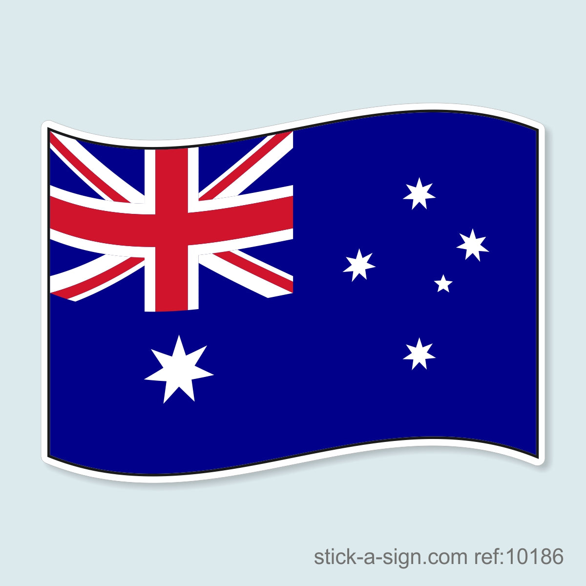 Australian Flag Vinyl Sticker