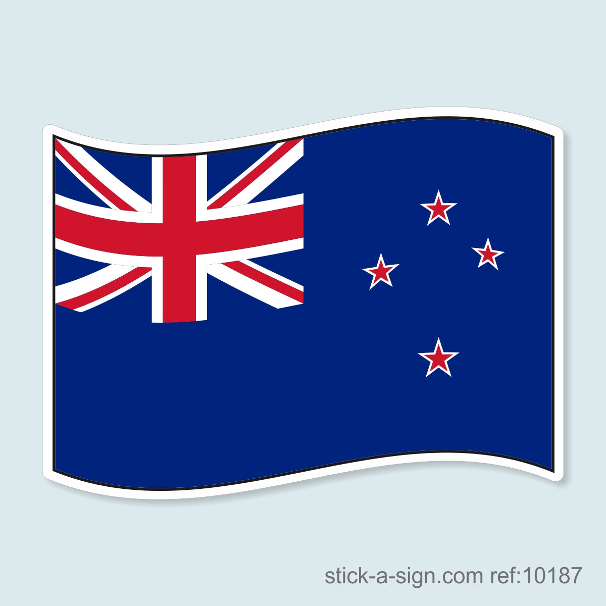 New Zealand Flag Vinyl Sticker