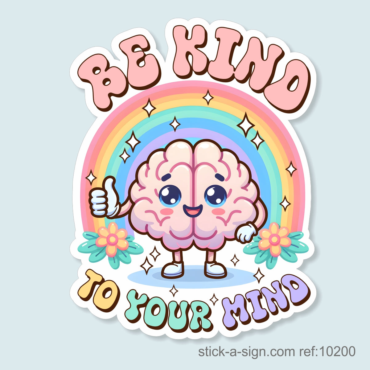 Be Kind to Your Mind Vinyl Sticker