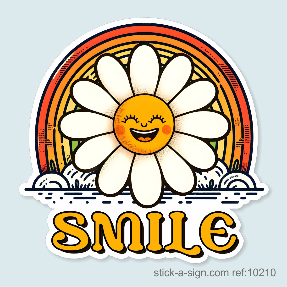 Smile Vinyl Sticker