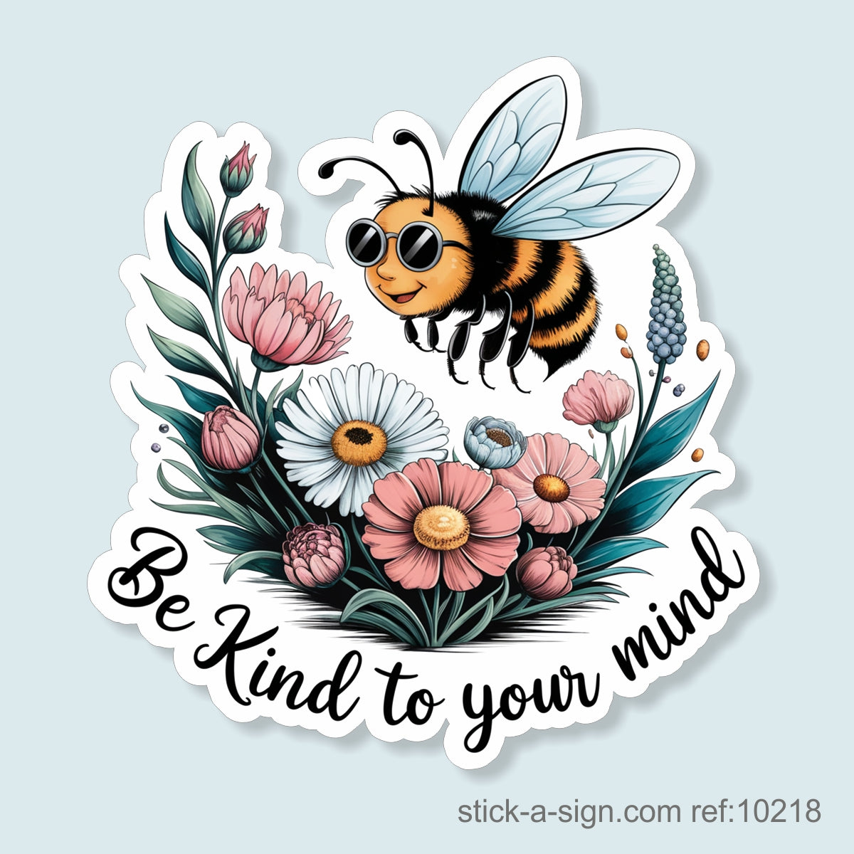 Be Kind to Your Mind Vinyl Sticker