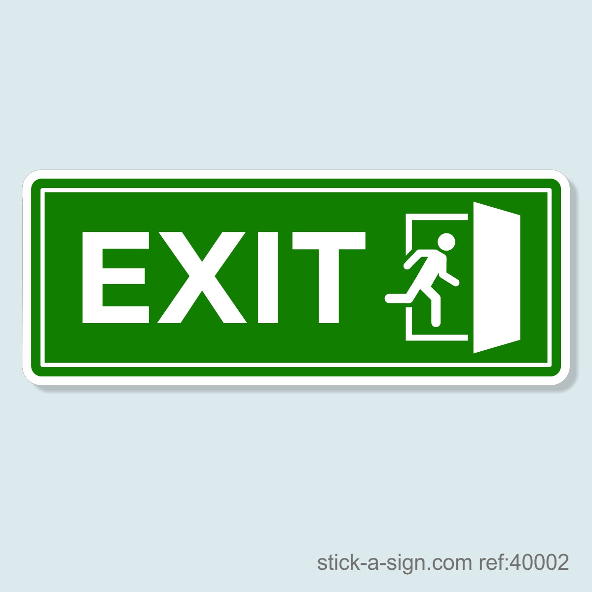 Exit (Running Man) Vinyl Sticker
