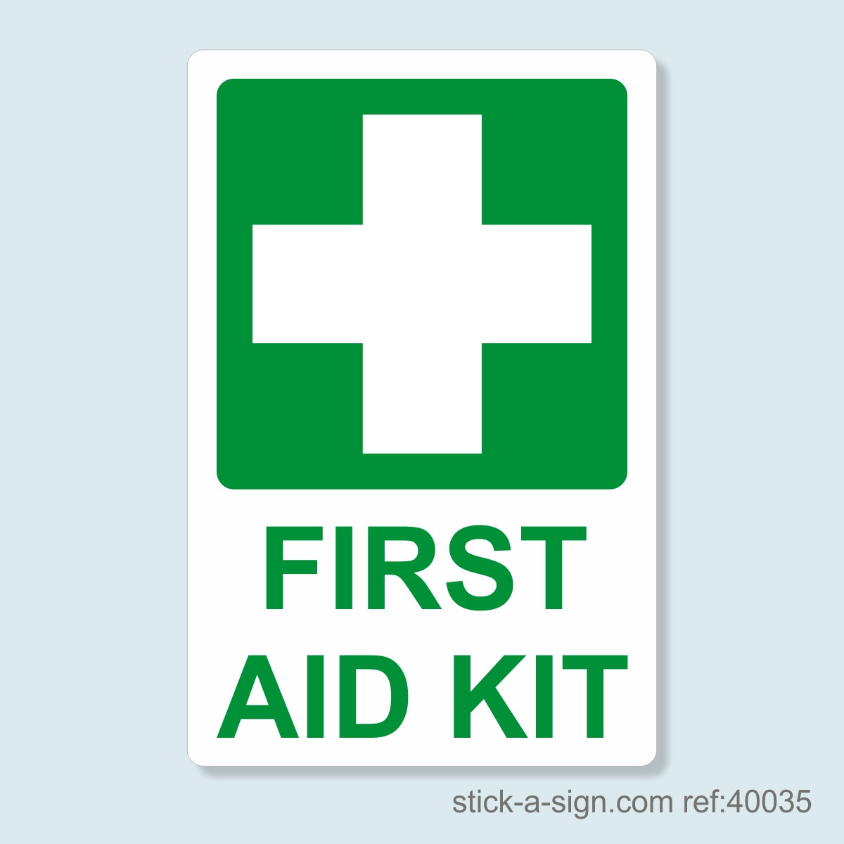 First Aid Kit Vinyl Sticker