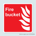 Fire Bucket Vinyl Sticker