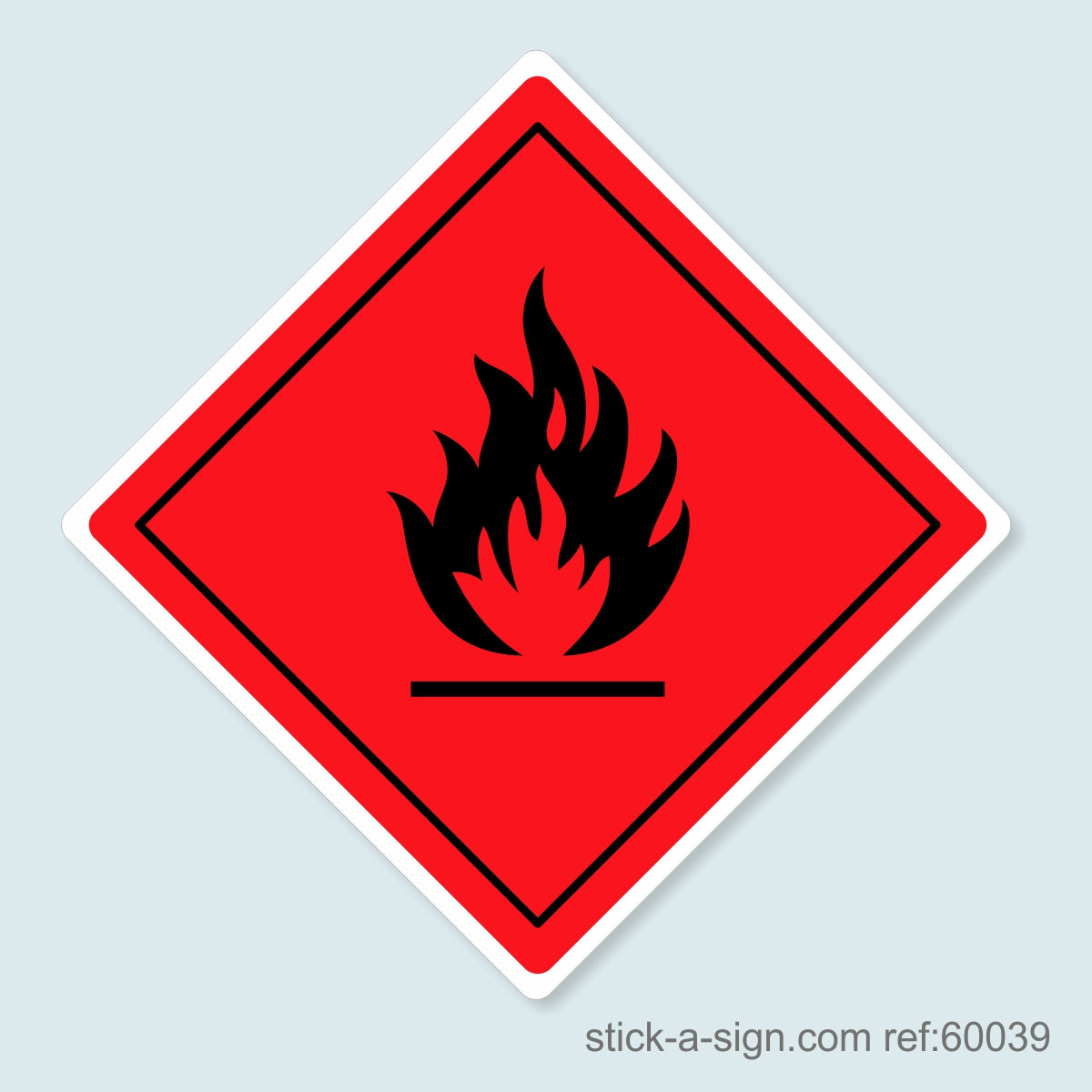 Dangerous Goods Sticker - Flammable