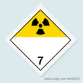 Dangerous Goods Sticker - Radioactive
