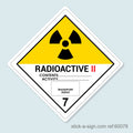 Dangerous Goods Sticker - Radioactive II