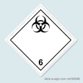 Dangerous Goods Sticker - Biohazard