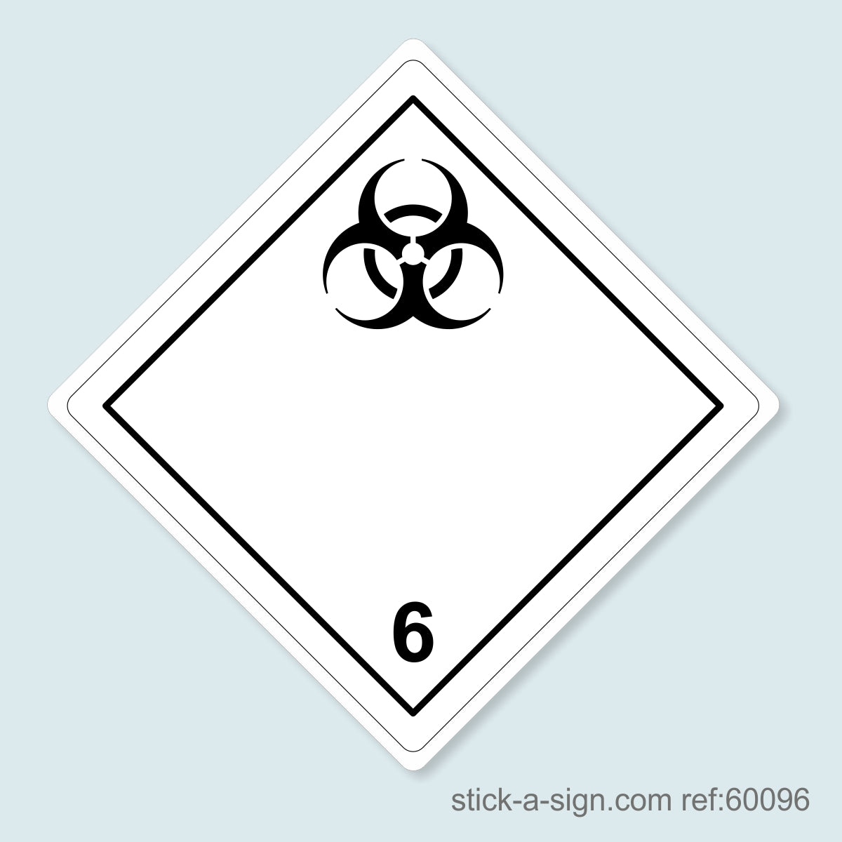 Dangerous Goods Sticker - Biohazard